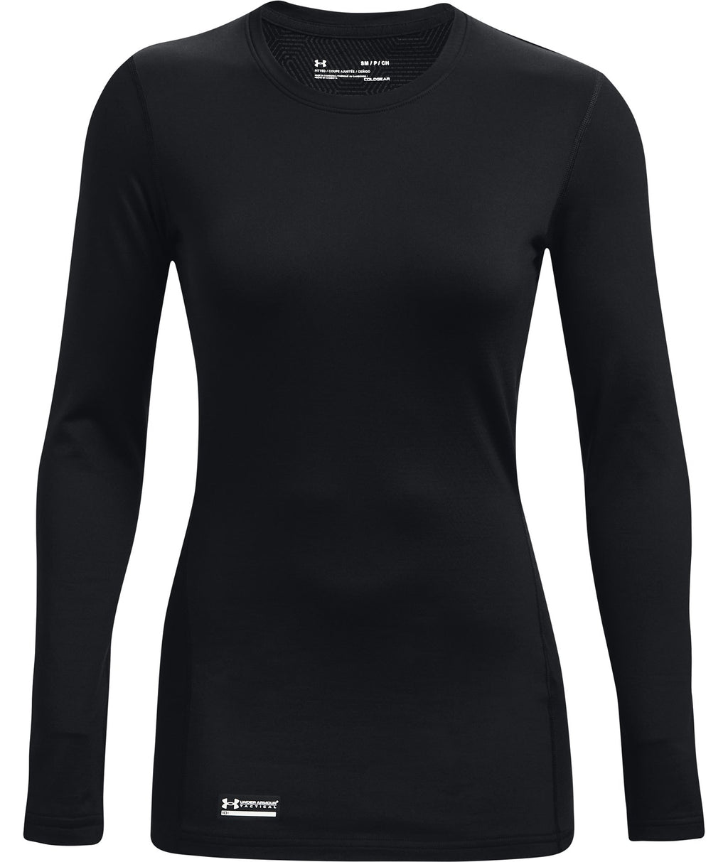 UA Tactical ColdGear® Infrared Women's Base Crew - Black
