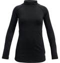 ColdGear® Girls' Mock Long Sleeve - Black