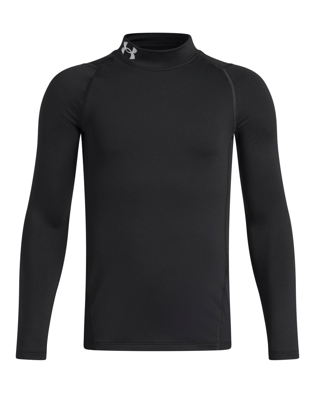 ColdGear® Boys' Mock Long Sleeve - Black