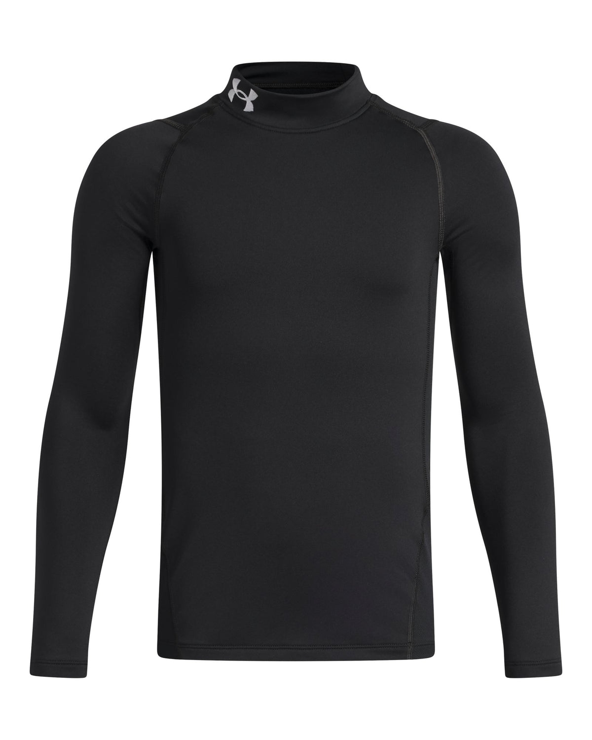 ColdGear® Boys' Mock Long Sleeve - Black