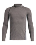 ColdGear® Boys' Mock Long Sleeve - Gray