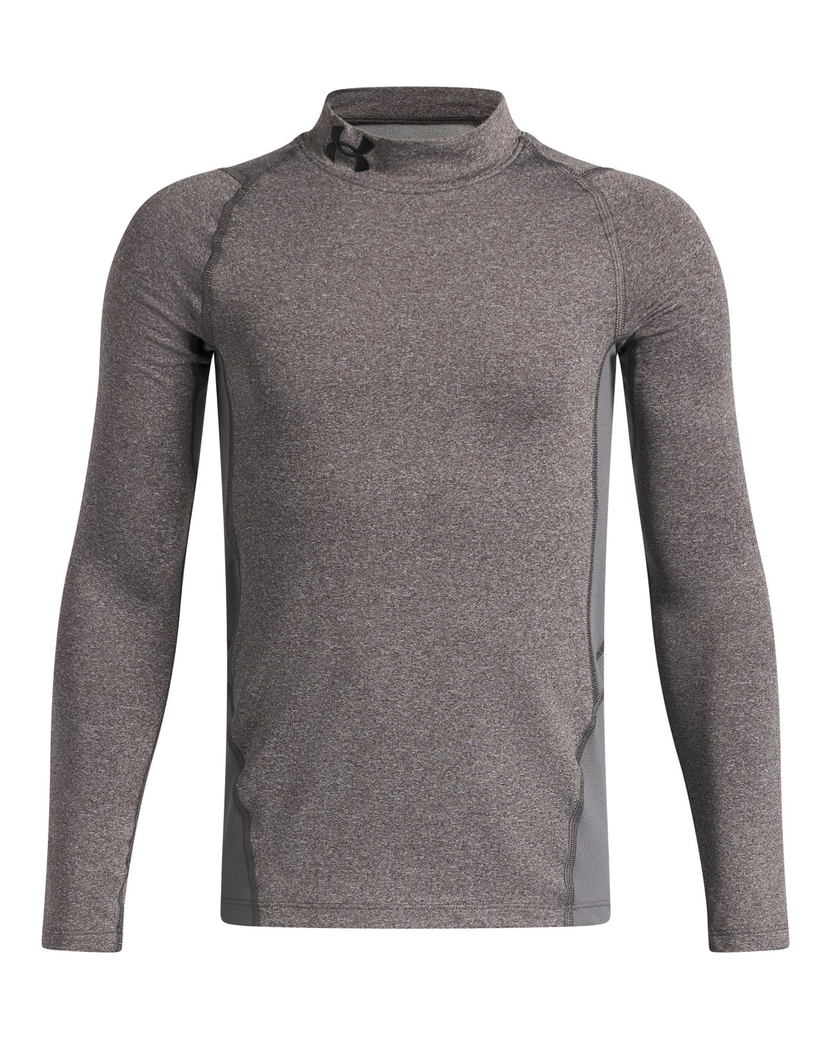 ColdGear® Boys' Mock Long Sleeve - Gray