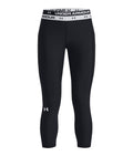 HeatGear® Printed Girls' Ankle Crop - Black