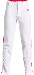 Boys' UA Vanish Piped Baseball Pants Boys' Baseball Pants - White