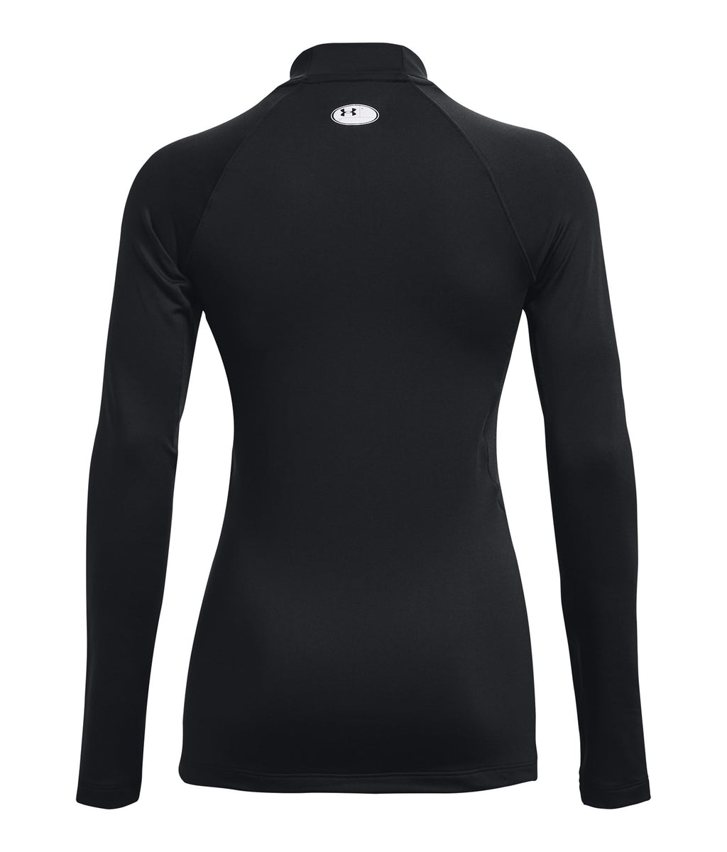 ColdGear® Women's Mock Neck Long Sleeve - Black