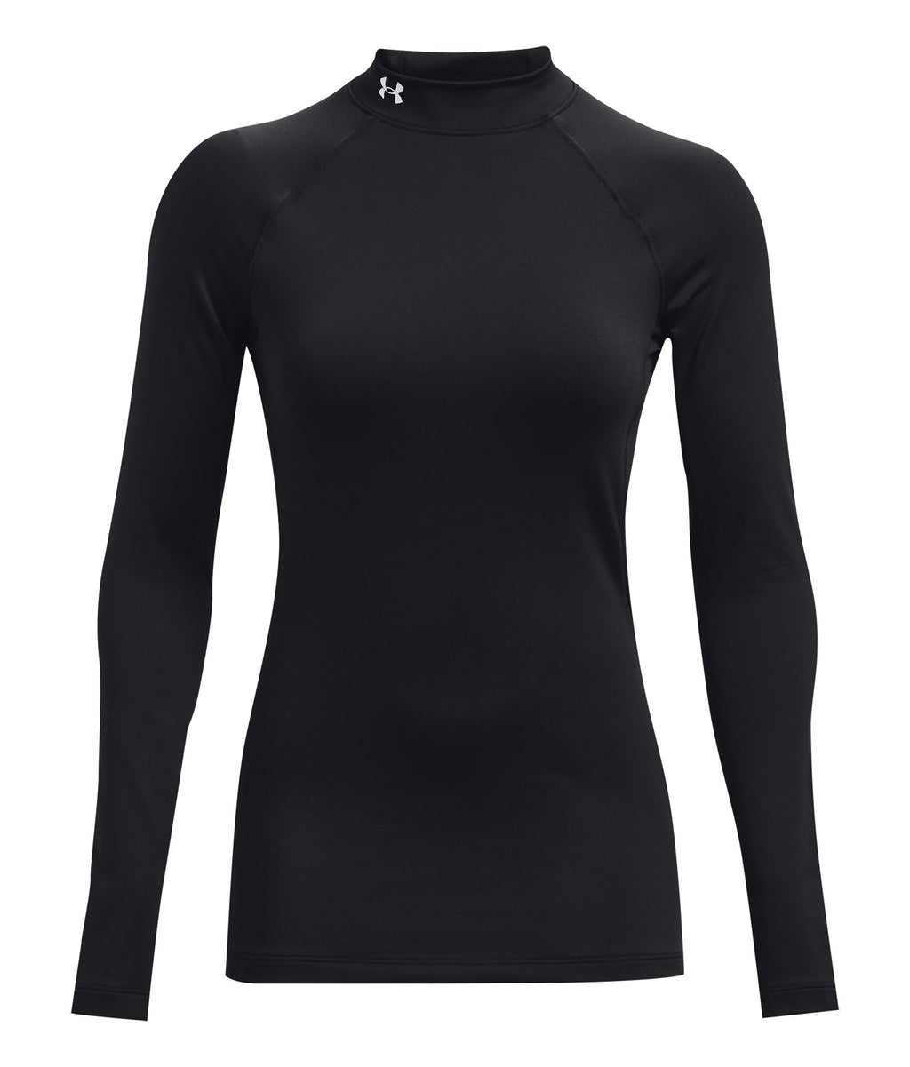 ColdGear® Women's Mock Neck Long Sleeve - Black