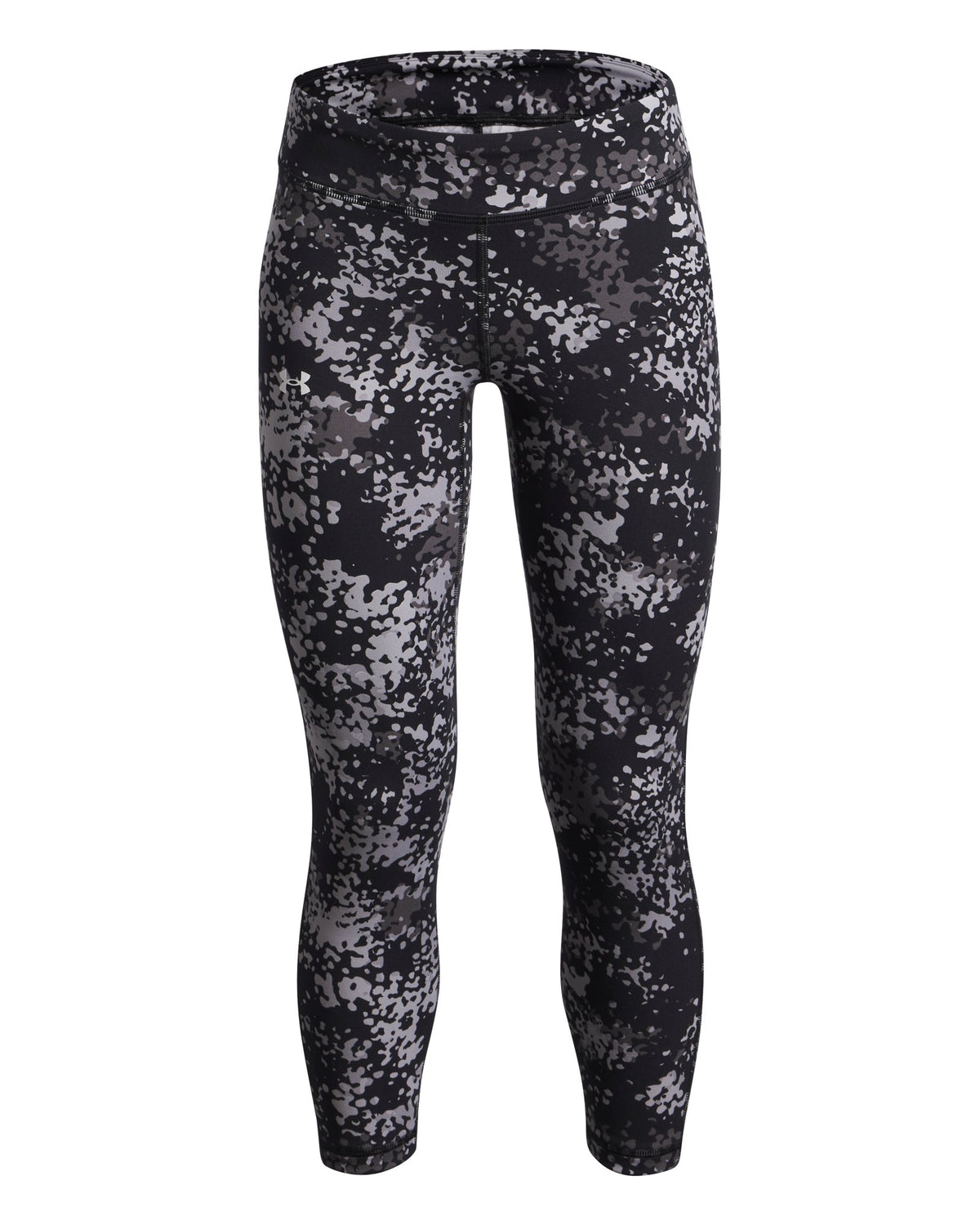 UA Motion Printed Girls' Crop - Black
