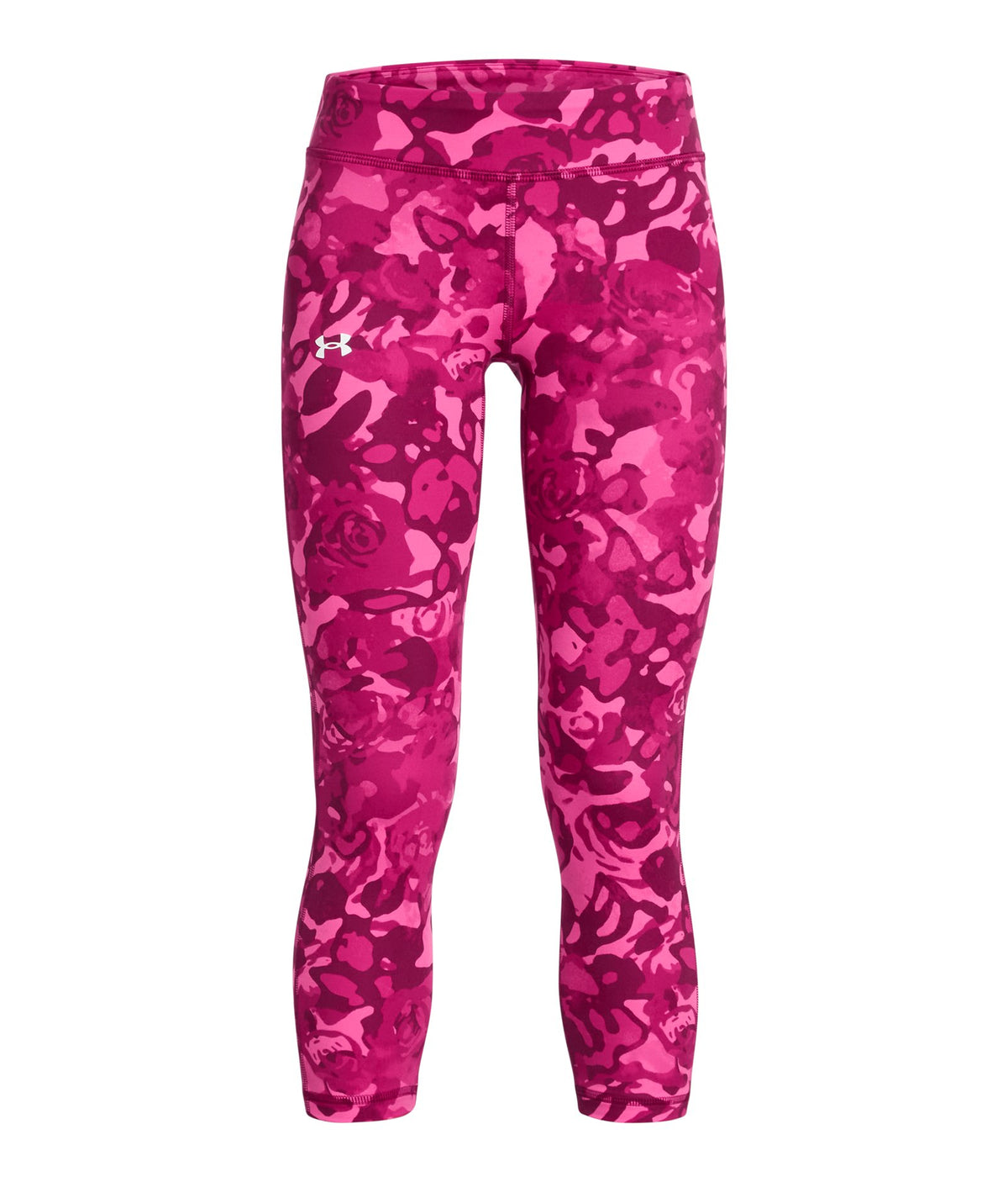 UA Motion Printed Girls' Crop - Pink
