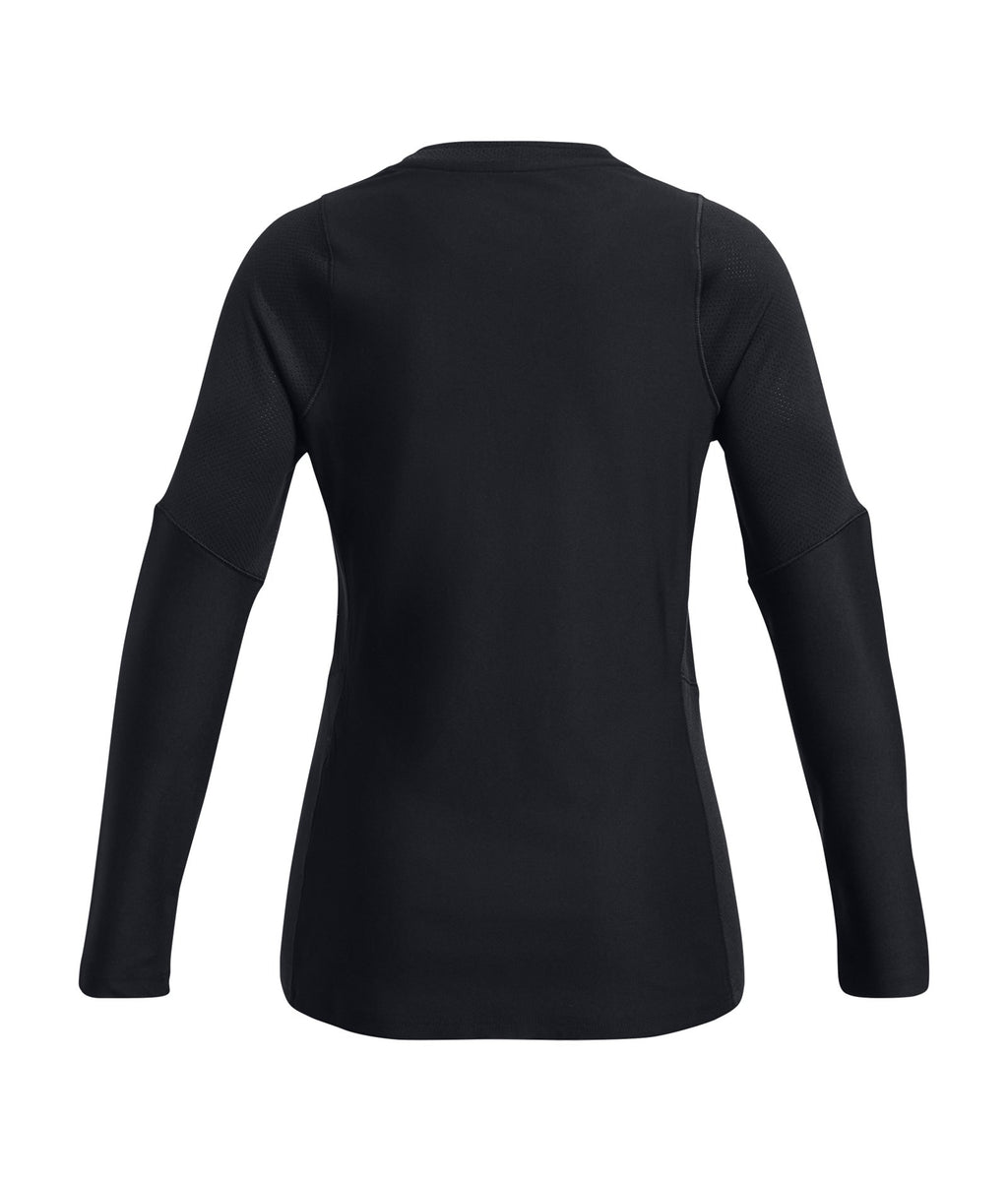 UA Powerhouse Girls' Volleyball Long Sleeve Jersey - Black