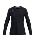 UA Powerhouse Girls' Volleyball Long Sleeve Jersey - Black