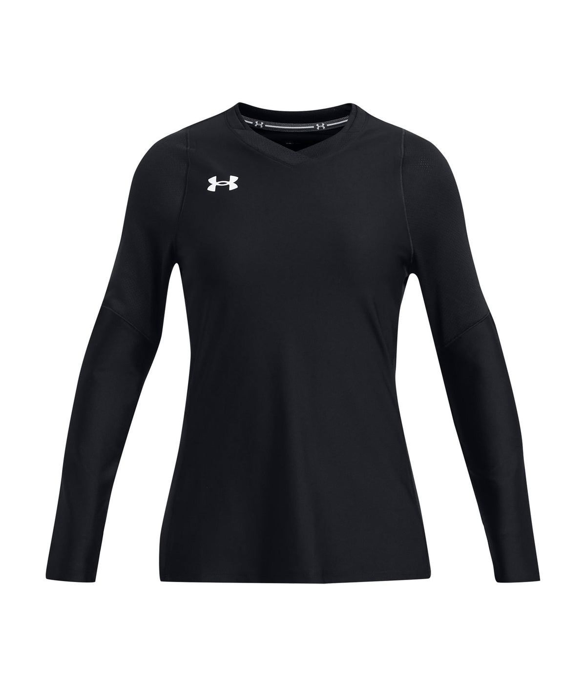 UA Powerhouse Girls' Volleyball Long Sleeve Jersey - Black