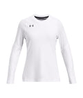 UA Powerhouse Girls' Volleyball Long Sleeve Jersey - White
