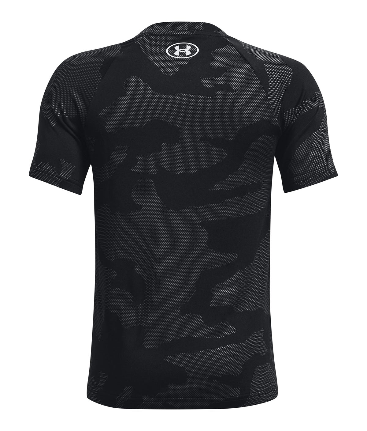 UA Velocity Jacquard Boys' Short Sleeve - Black