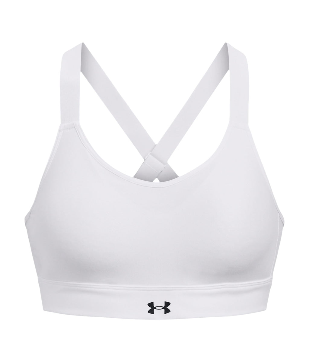 UA Continuum High Women's Sports Bra - White