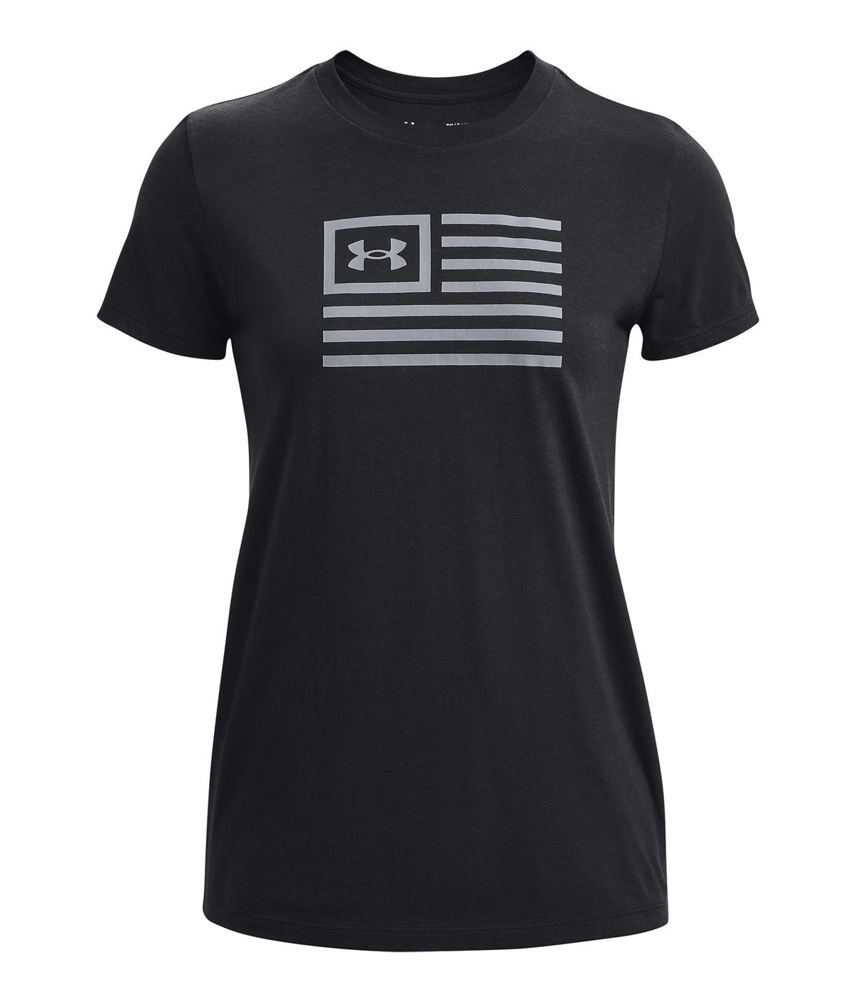 UA Freedom Flag Women's T-Shirt - Black
