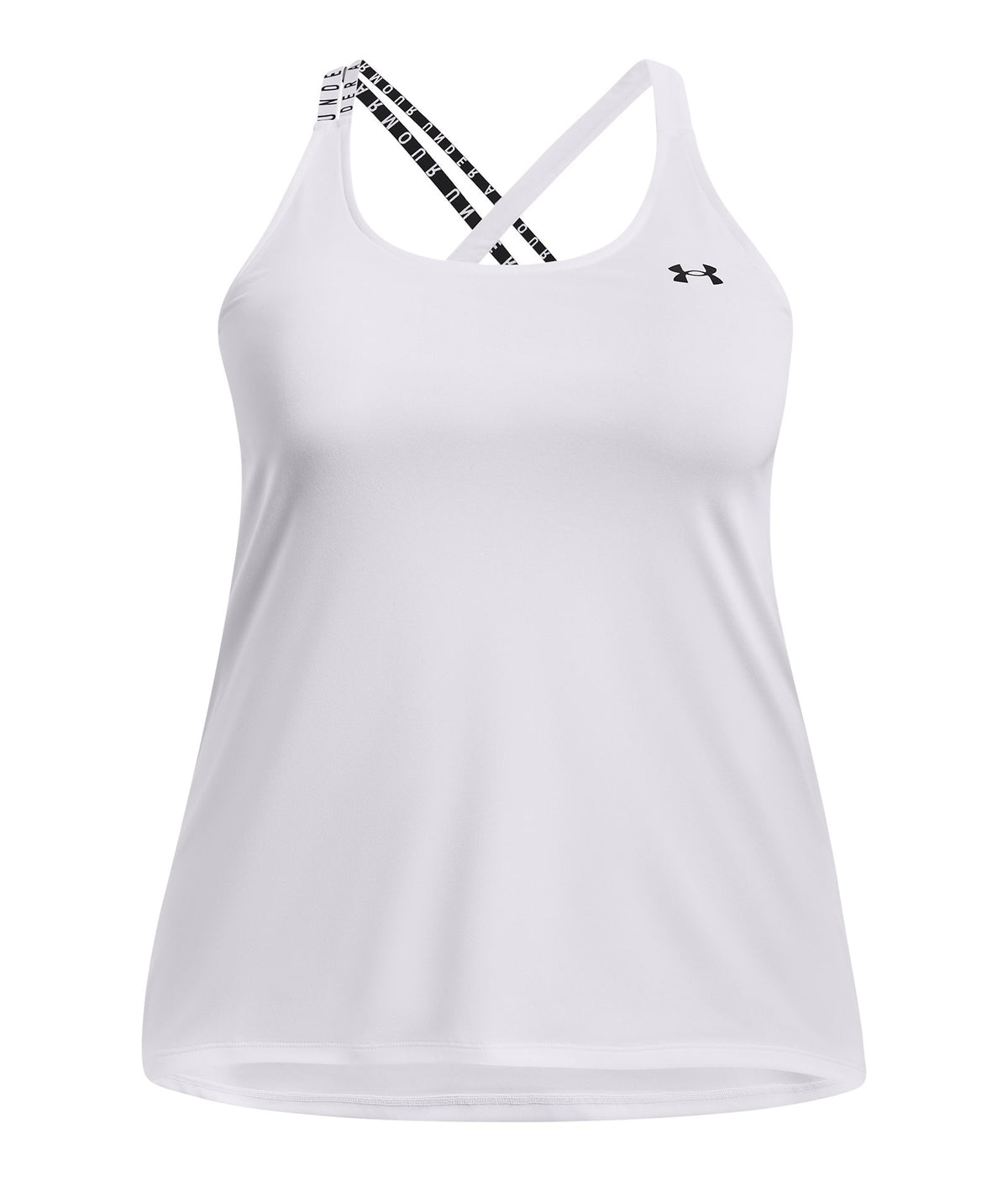 HeatGear® Wordmark Women's Double Strap Tank - White