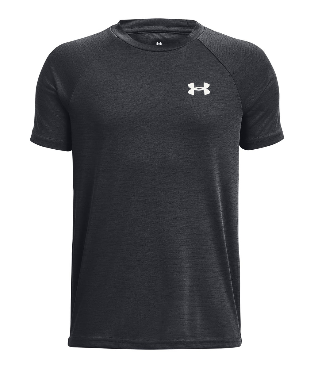 UA Velocity Twist Boys' Short Sleeve - Black
