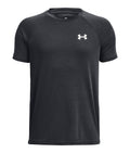 UA Velocity Twist Boys' Short Sleeve - Black