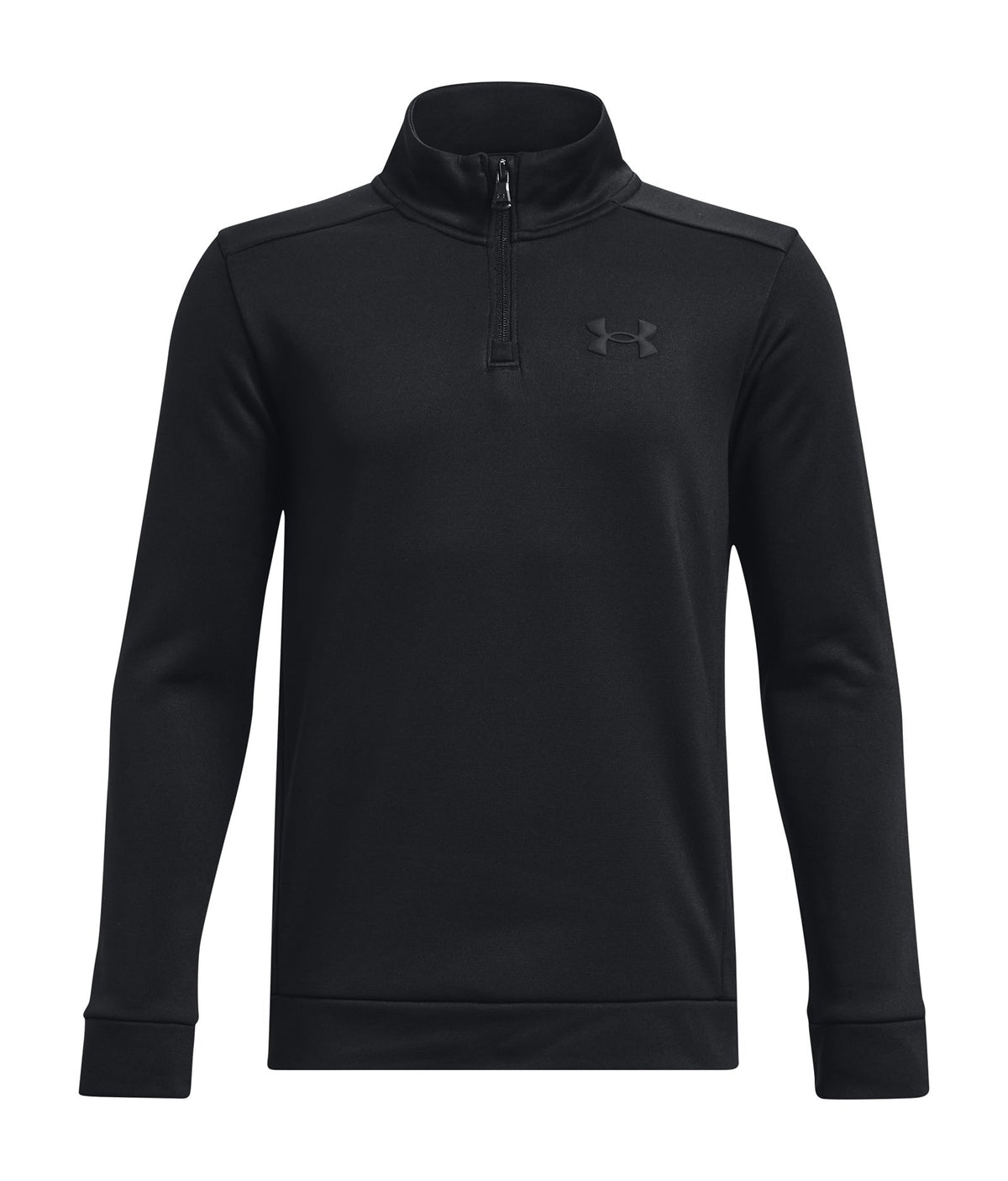 Armour Fleece® Boys' ¼ Zip - Black