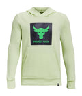 Project Rock Rival Fleece Theme Boys' Hoodie - Green