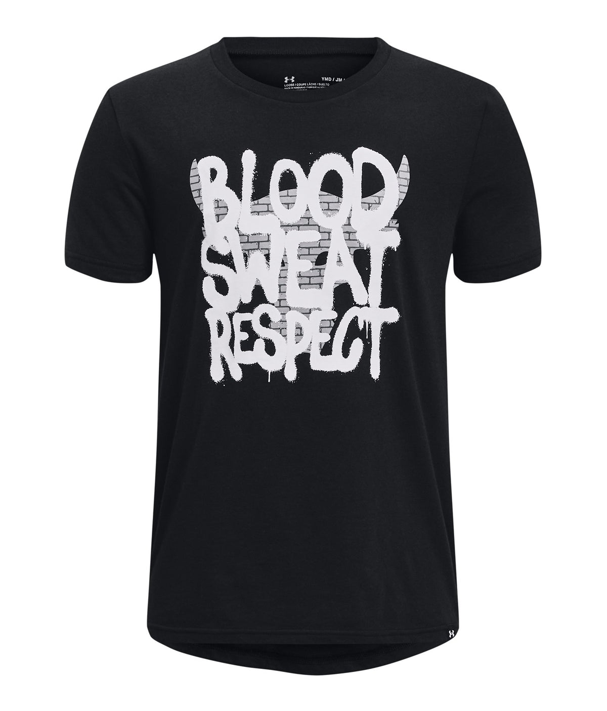 Project Rock Respect Boys' Short Sleeve - Black