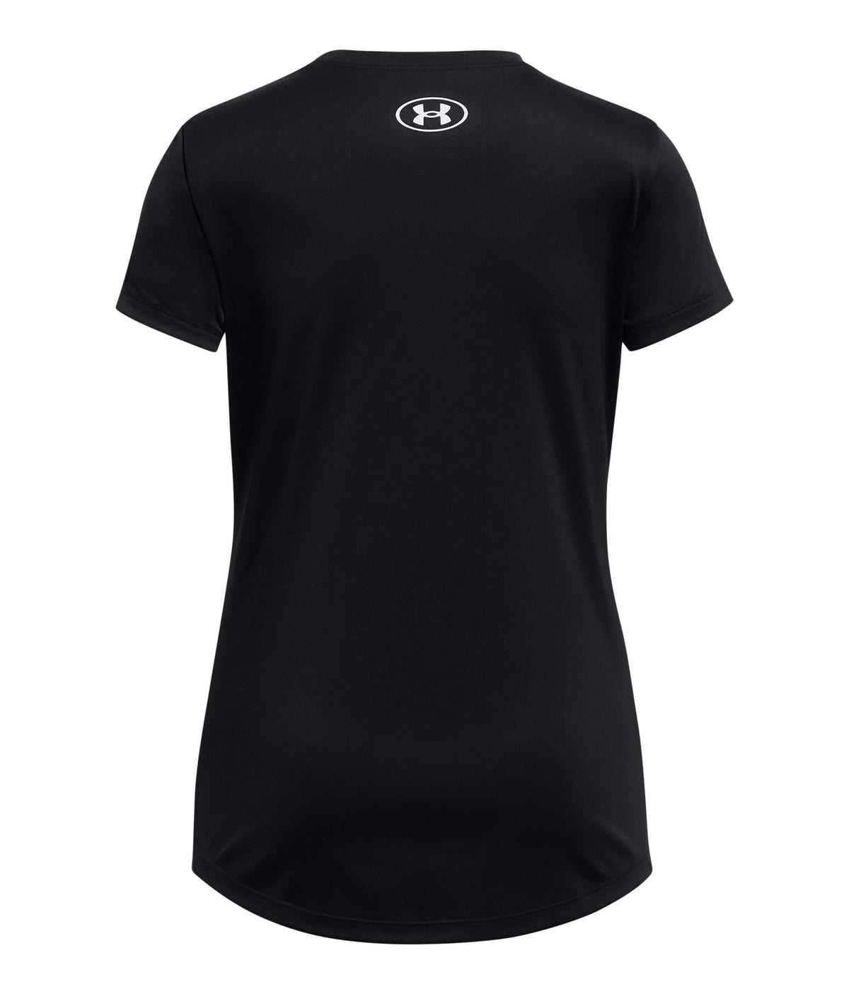 UA Velocity Big Logo Girls' Short Sleeve - Black