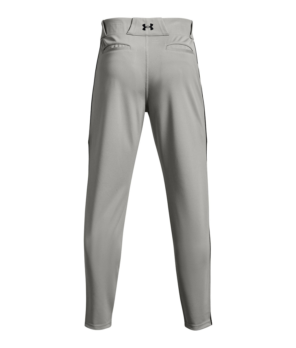 UA Utility Piped Men's Baseball Pants - Gray