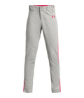 UA Utility Piped Boys' Baseball Pants - Gray