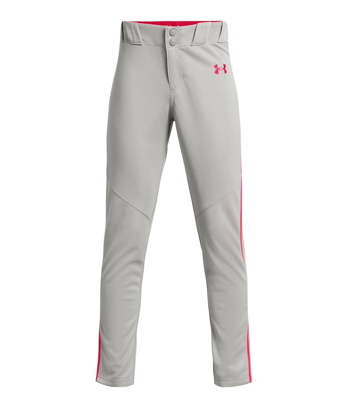 UA Utility Piped Boys' Baseball Pants - Gray