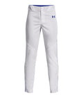 UA Utility Piped Boys' Baseball Pants - White