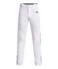 UA Utility Piped Boys' Baseball Pants - White