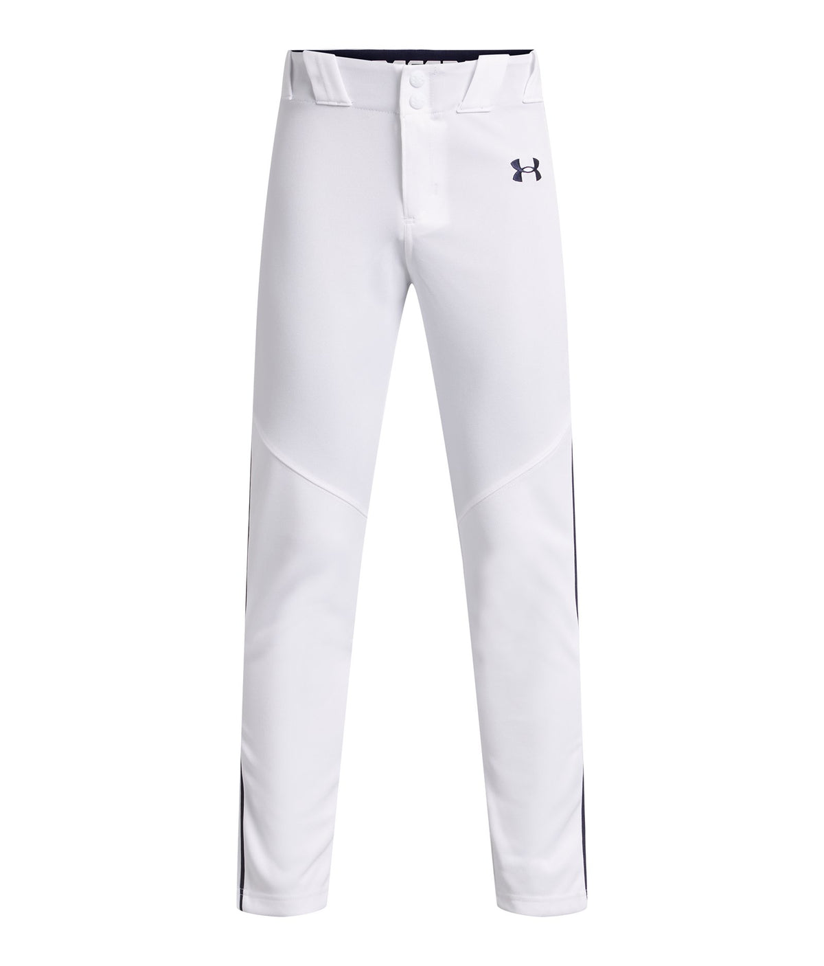 UA Utility Piped Boys' Baseball Pants - White