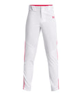 UA Utility Piped Boys' Baseball Pants - White