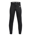 UA Utility Closed Boys' Baseball Pants - Black
