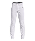 UA Utility Closed Boys' Baseball Pants - White