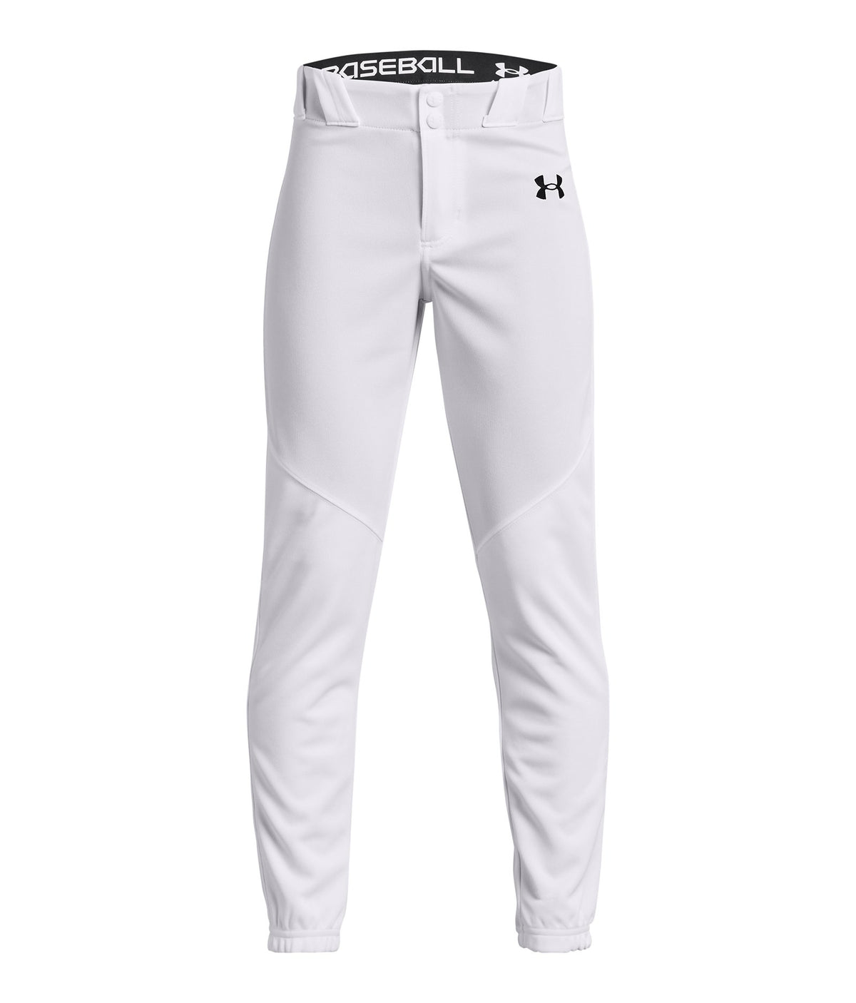 UA Utility Closed Boys' Baseball Pants - White