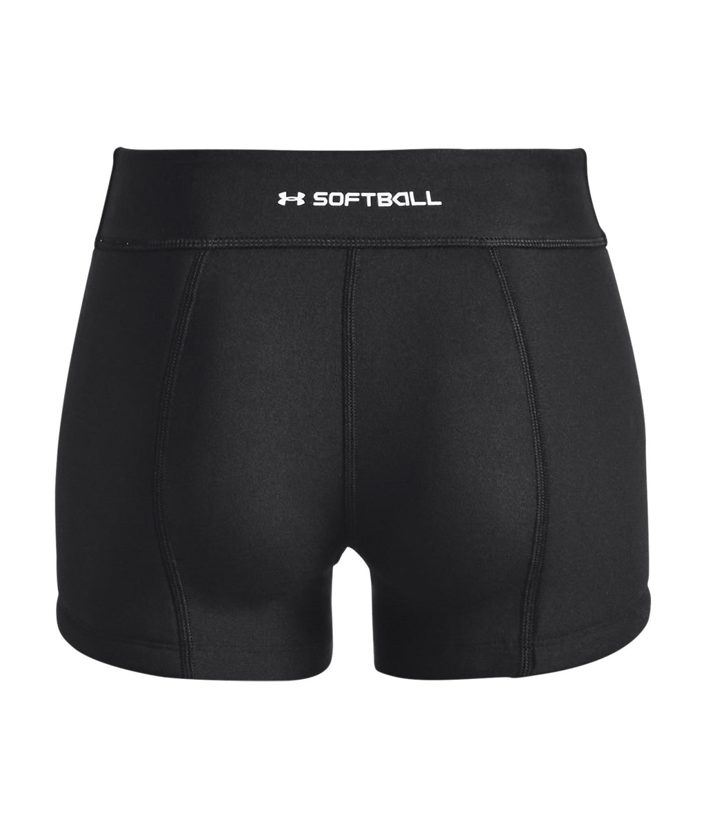 UA Utility Girls' Slider Shorts - Black
