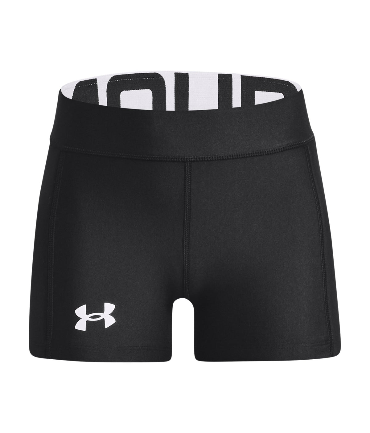 UA Utility Girls' Slider Shorts - Black