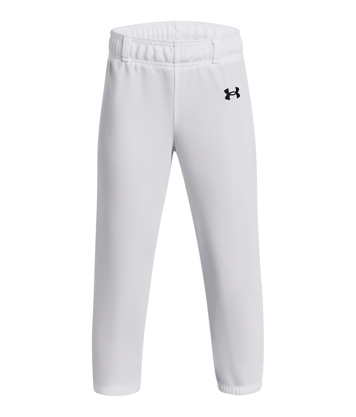 UA T-Ball Kids' Belt Loop Pants - White