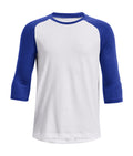UA Classic Boys' ¾ Baseball Raglan - Blue