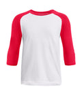 UA Classic Boys' ¾ Baseball Raglan - Red