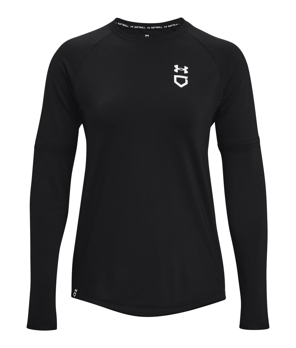 UA Utility Waffle Women's Crew - Black