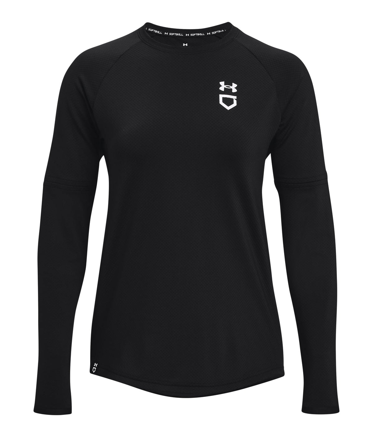 UA Utility Waffle Women's Crew - Black
