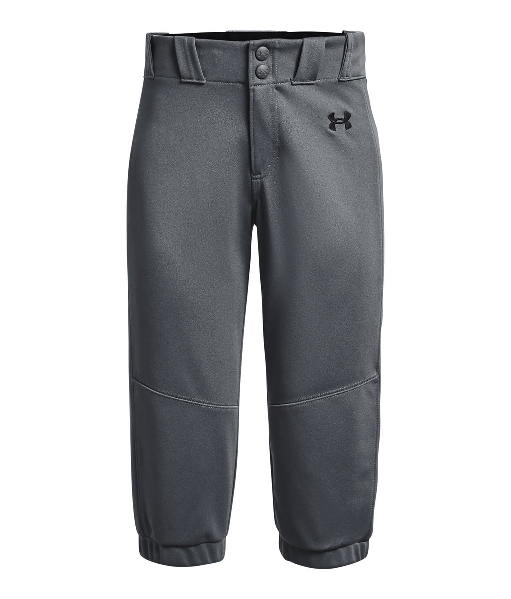 UA Utility Girls' Softball Pants - Gray