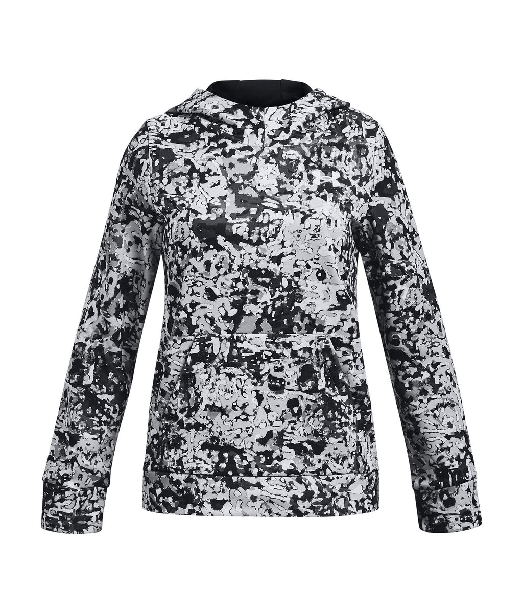 Girls' Armour Fleece® Printed Hoodie null - Black