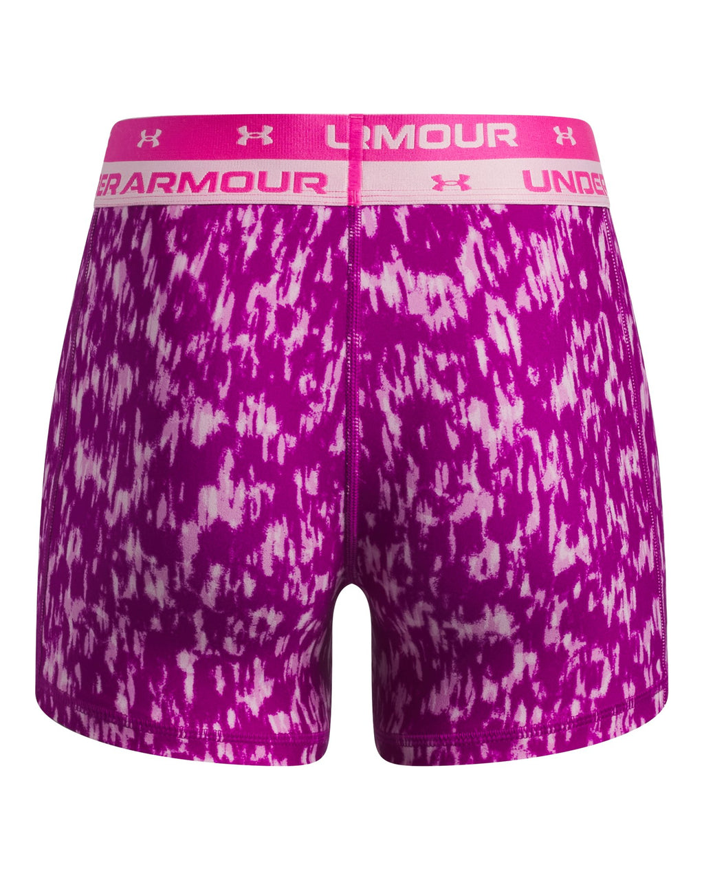 HeatGear® Middy Printed Girls' Shorts - Pink