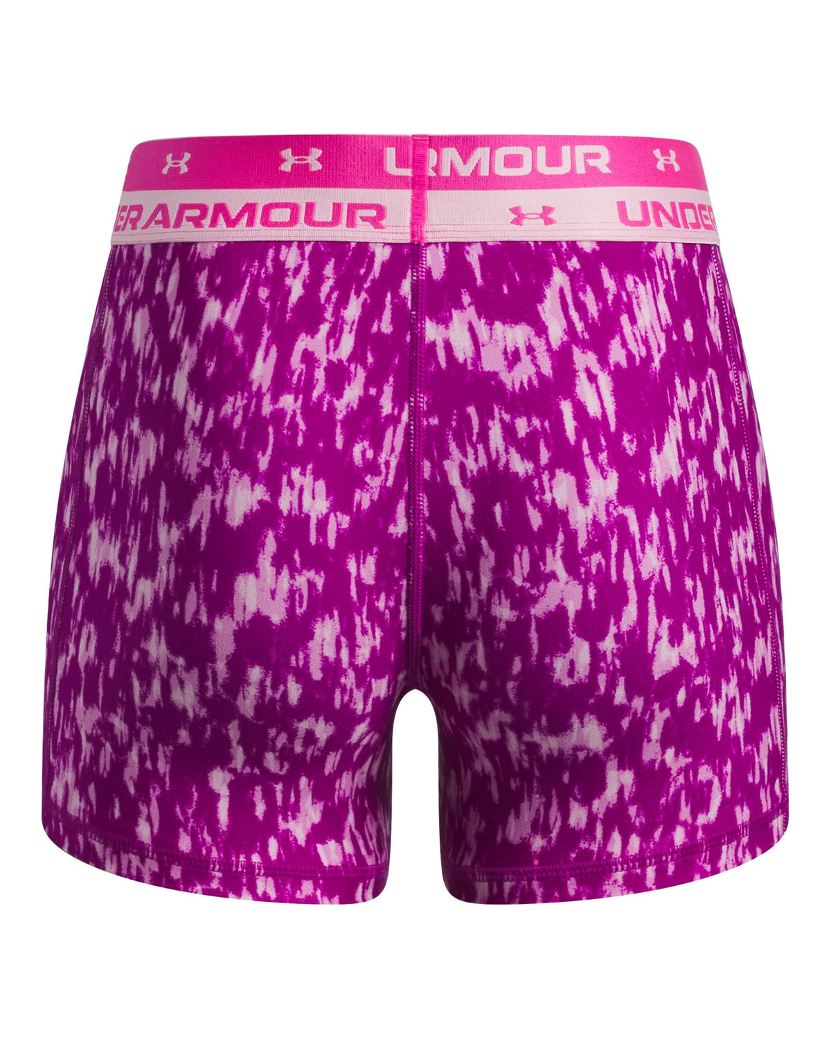 HeatGear® Middy Printed Girls' Shorts - Pink