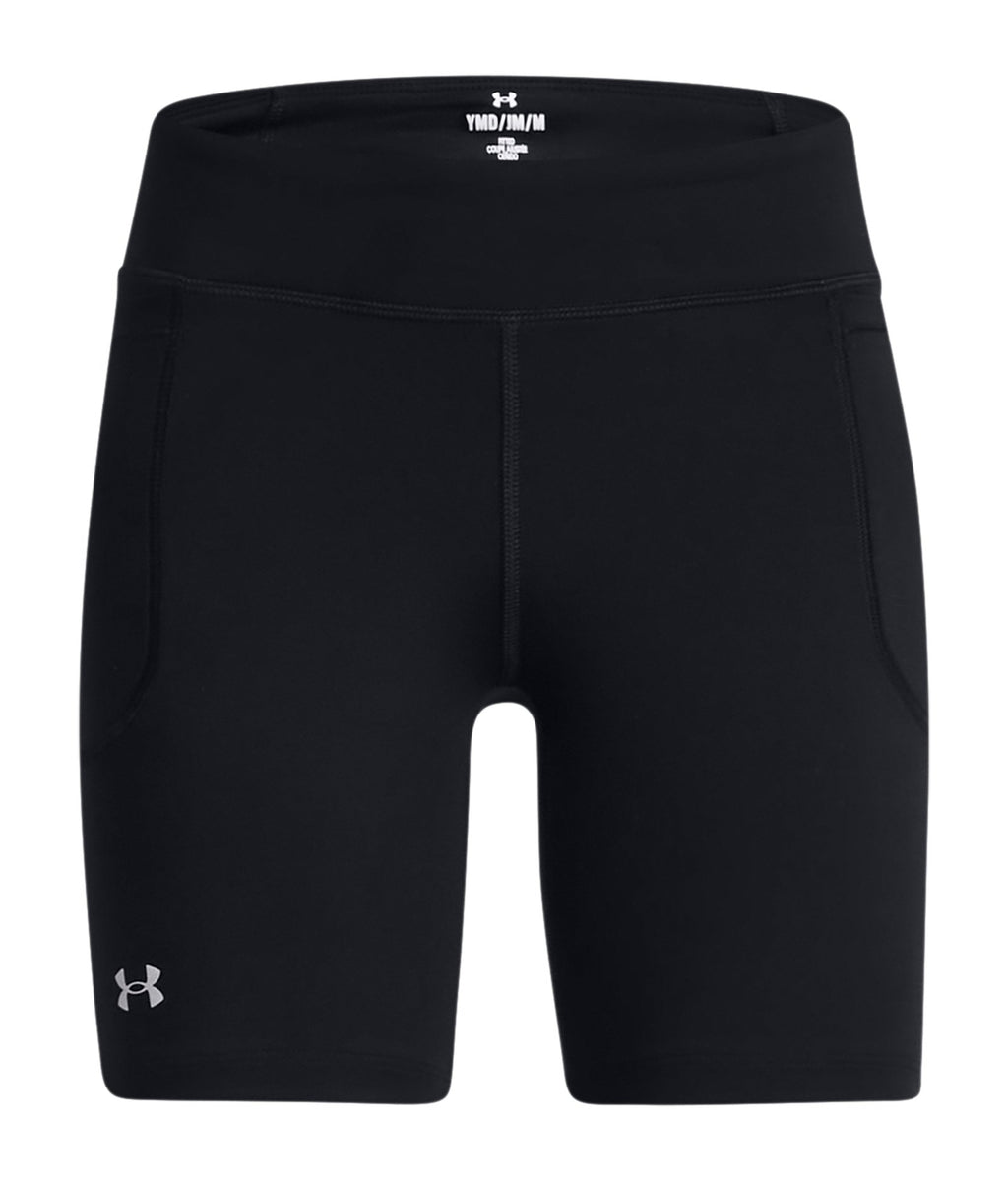 UA Movement Girls' Bike Shorts - Black