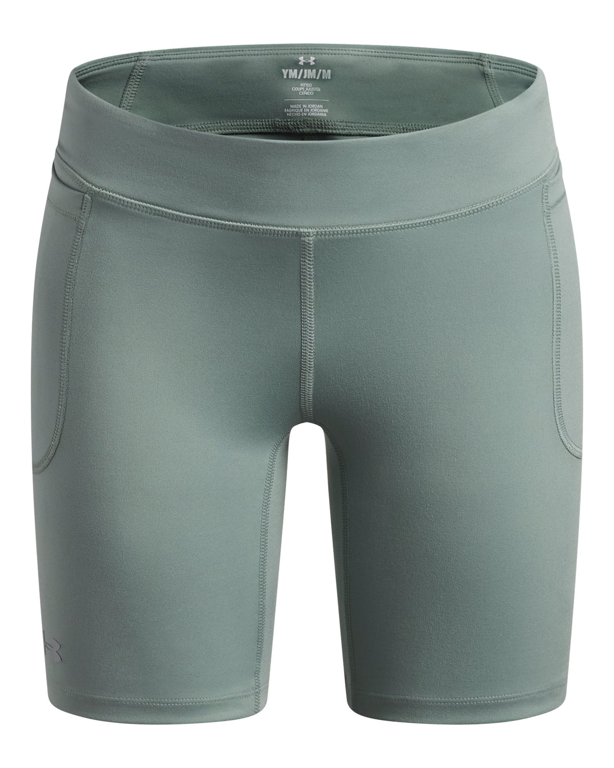 UA Movement Girls' Bike Shorts - Green