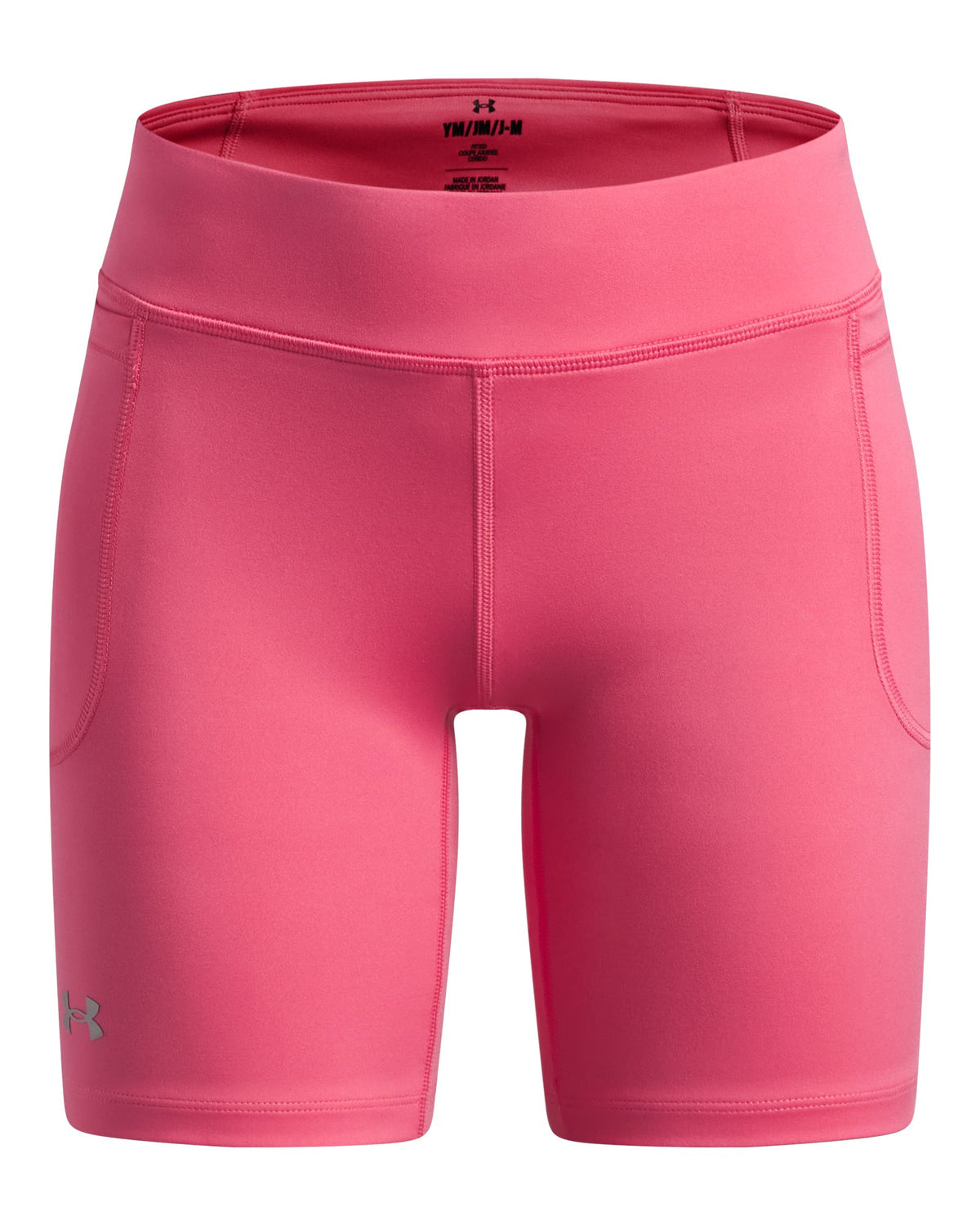 UA Movement Girls' Bike Shorts - Pink